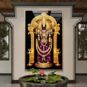Lord Venkateswara Premium Acrylic Photo Frame Divine Wall Art