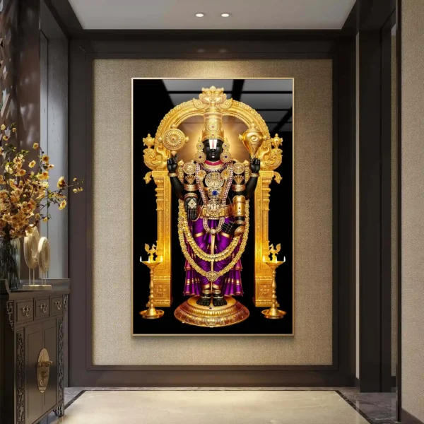 Lord Venkateswara Premium Acrylic Photo Frame Divine Wall Art ...
