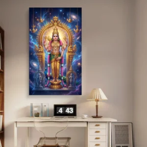 Divine Kartikeya (Murugan) Acrylic Wall Art