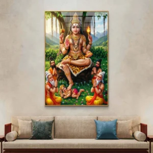 Lord Dakshinamurthy Premium Acrylic Wall Art