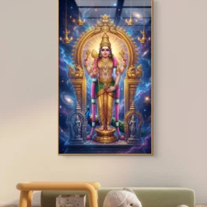 Lord Murugan HD Acrylic Wall Painting