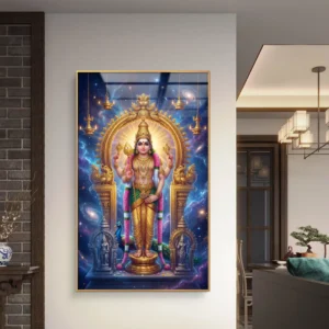 Divine Kartikeya (Murugan) Acrylic Wall Art