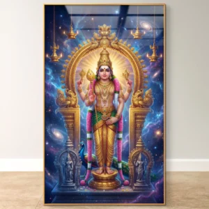 Divine Kartikeya (Murugan) Acrylic Wall Art