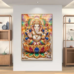 Shri Vighna Vinayak Ganpati Premium Acrylic Wallart