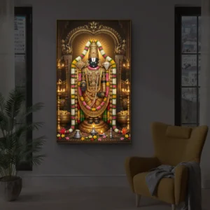 Sacred Lord Venkateswara Balaji – Premium Backlight Vertical Wallart