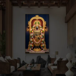 Royal Venkateswara Balaji – Premium Backlight Vertical Wallart