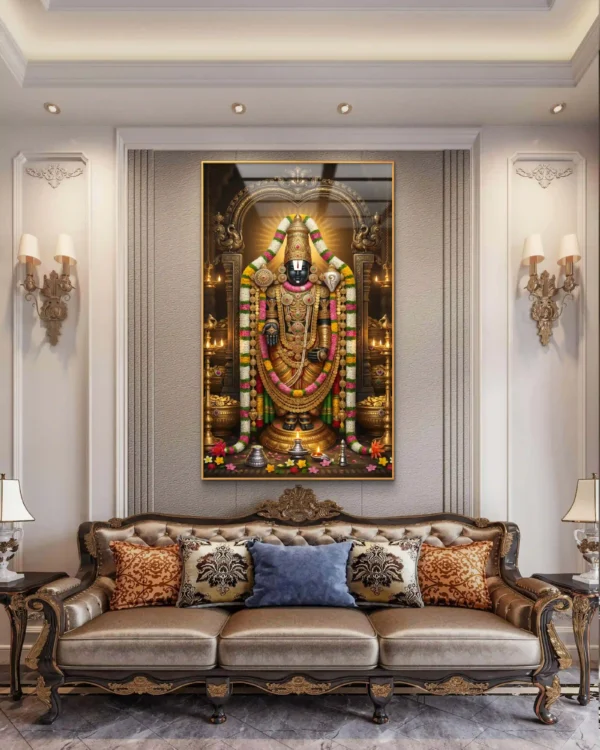 Sacred Lord Venkateswara Balaji – Premium Acrylic Wall Art ...