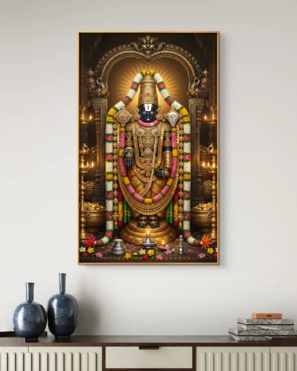 Sacred Lord Venkateswara Balaji – Premium Acrylic Wall Art ...