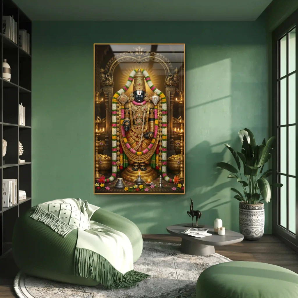 Sacred Lord Venkateswara Balaji – Premium Acrylic Wall Art ...