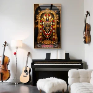 Luxury Tirupati Balaji Acrylic Wall Art