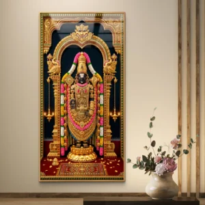 Divine Tirumala Balaji Royal Darshan Acrylic Wall Art
