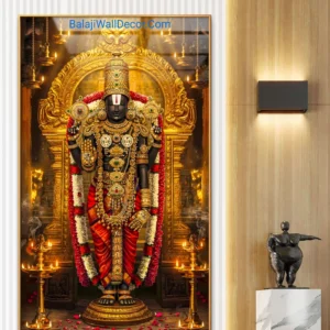 Sri Venkateswara Golden Temple Darshan Acrylic Wall Art