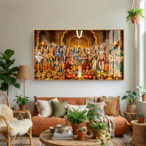 Divine Srinivasa Kalyanam Premium Acrylic Wall Art