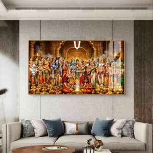 Divine Srinivasa Kalyanam Premium Acrylic Wall Art