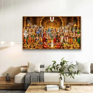 Divine Srinivasa Kalyanam Premium Acrylic Wall Art