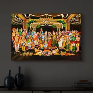 Sacred Tirumala Srinivasa Kalyanam Premium Backlight Wall Art