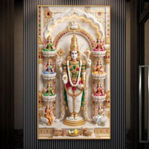 Ashta Laxmi Balaji Divine Acrylic Wall Art