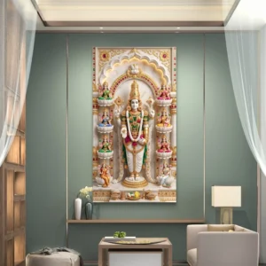 Ashta Laxmi Balaji Divine Acrylic Wall Art