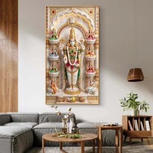 Ashta Laxmi Balaji Divine Acrylic Wall Art