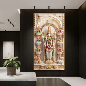 Ashta Laxmi Balaji Divine Acrylic Wall Art
