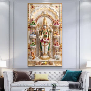Ashta Laxmi Balaji Divine Acrylic Wall Art