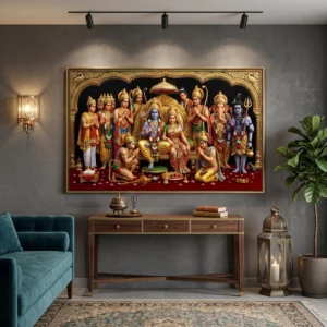Premium Ram Darbar Acrylic Wall Art